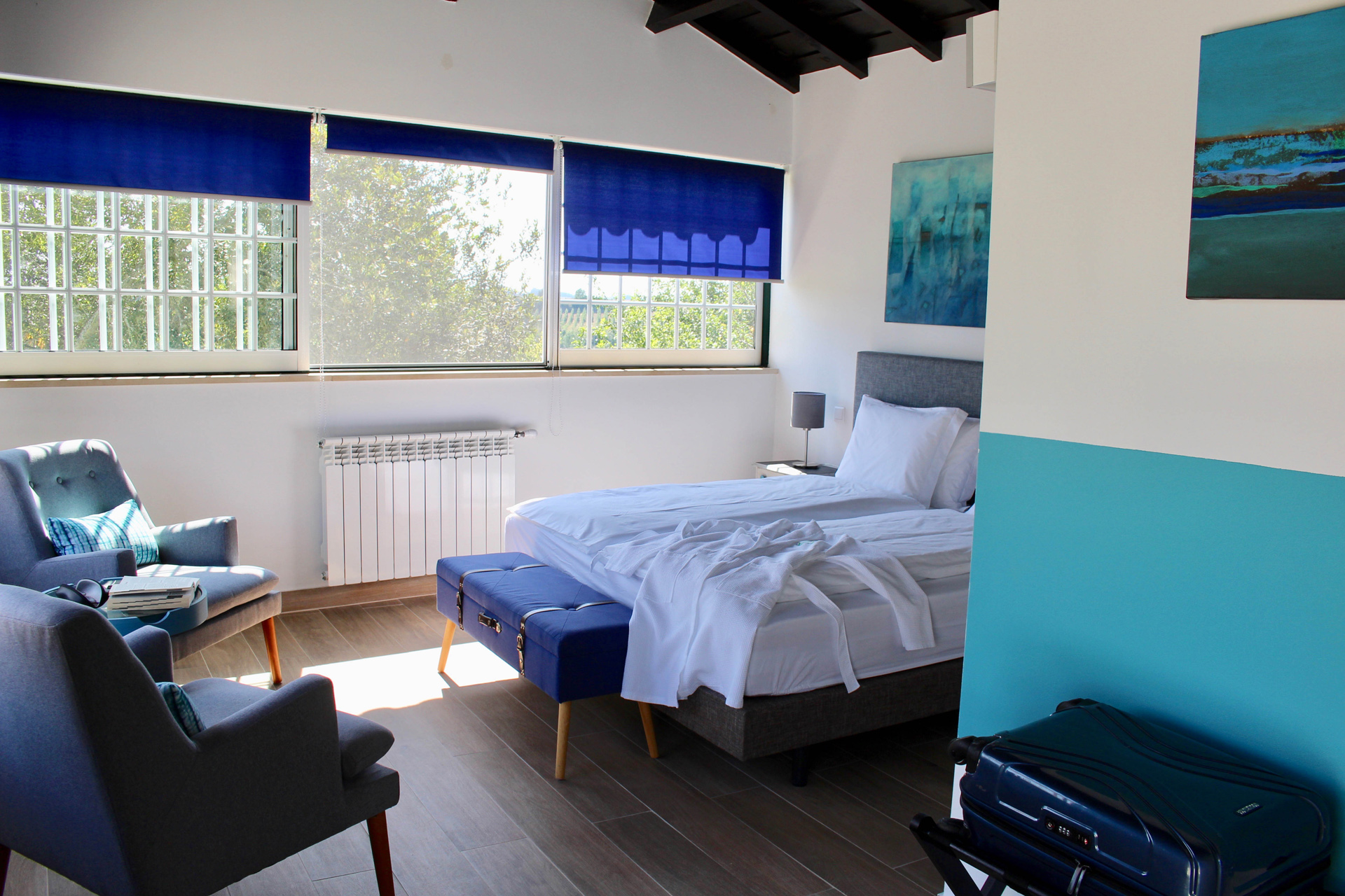Modern Room Blue Modern Room Blue