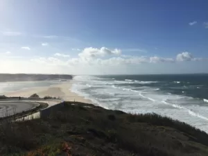 View of the Óbidos lagoon